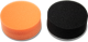 Polishing bonnet set orange + black Ø75mm