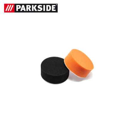 Polierhauben-Set orange + schwarz Ø75mm
