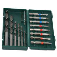Bohrer + Bitbox, 17-teilig
