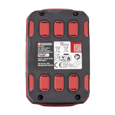 Batería Parkside 20V 4.0 Ah PAP 20 B3 Li-Ion EU para herramientas de ,  34,99 €