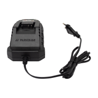 Parkside 20V Ladegerät 2,4 A PLG 20 C1 DE/EU für Geräte der Parkside X 20V Familie