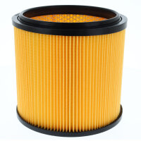 Dry filter / pleated filter / lamella filter without...