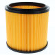 Dry filter / pleated filter / lamella filter without cover, with steel inner grille, open on both sides