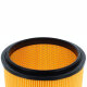 Dry filter / pleated filter / lamella filter without cover, with steel inner grille, open on both sides