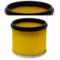 Trockenfilter / Faltenfilter / Lamellenfilter ohne Verschlussdeckel, mit Stahlinnengitter, einseitig offen
