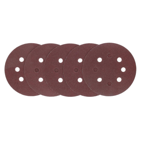 Mimośrodowy papier ścierny (5) 125 mm K80 Velcro