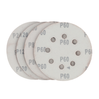 Γυαλόχαρτο 125mm σετ Velcro K60/80/120/240