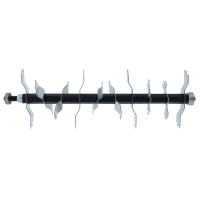 Vertikutiererwalze mit Messer