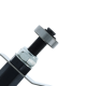 Scarifier roller with knife