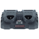 Parkside 12V двоструки брзи пуњач 4,5 Ah 2x12V PDSLG 12 A1 УК-верзија за уређаје из Parkside X12V породице