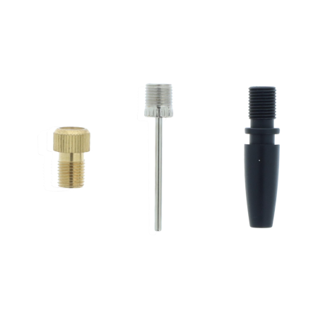 Set - plastična i igličasta mlaznica, adapter za ventil