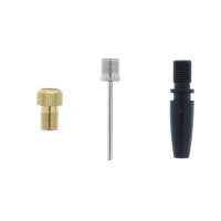 Set - plastična i igličasta mlaznica, adapter za ventil