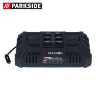 Parkside 20V Doppel-Ladegerät 2x 4,5 A PDSLG 20 B1...