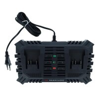 Двойно зарядно устройство Parkside 20V 2x 4,5 A PDSLG 20 B1 DE/EU за инструменти от фамилията Parkside X 20V