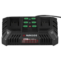 Parkside 20V dubbelladdare 2x 4,5 A PDSLG 20 B1 UK...