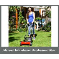 B-Ware Grizzly Tools Handrasenmäher HRM 300-3
