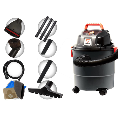 B-Ware CARAMBA Nass Trocken Sauger AUTO 5.0 - Staubsauger mit Blasfunktion mit 5 Düsen