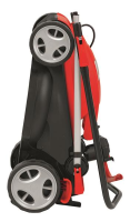 B-Ware Grizzly Tools Elektromäher ERM 1637-3 mit Stow-Funktion - Platzsparende senkrechte Lagerung"