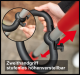 B-Ware Grizzly Tools Elektro Fugenbürste EFB 401, 400 W, verstellbarer Teleskopstiel, werkzeugloser Bürstenwechsel, Spritzschutz,  inklusive 2 Arbeitsbürsten