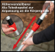 B-Ware Grizzly Tools Elektro Fugenbürste EFB 401, 400 W, verstellbarer Teleskopstiel, werkzeugloser Bürstenwechsel, Spritzschutz,  inklusive 2 Arbeitsbürsten