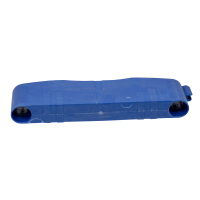 Plastic connector for tie bar