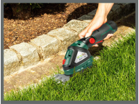 12V Akku Grasschere und Strauchschere Heckenschere mit Pflanzensprüh Aufsatz