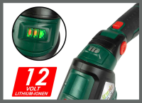 12V Akku Grasschere und Strauchschere Heckenschere mit Pflanzensprüh Aufsatz