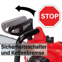 B-Ware Grizzly Tools Akku-Kettensäge Säge AKS 2040 Lion Set
