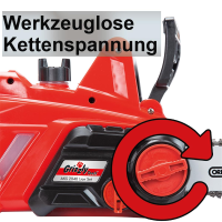 B-Ware Grizzly Tools Akku-Kettensäge Säge AKS 2040 Lion Set