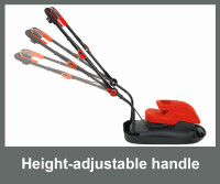 B-Ware: Grizzly Tools Elektro Luftkissen Mulchmäher ERM 1600 34 L