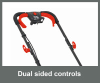 B-Ware: Grizzly Tools Elektro Luftkissen Mulchmäher ERM 1600 34 L