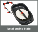 B-Ware: Grizzly Tools Elektro Luftkissen Mulchmäher ERM 1600 34 L