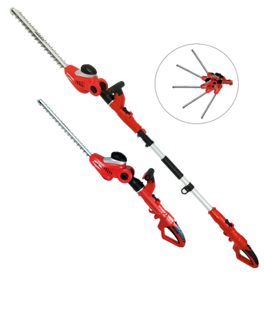 EHS Grizzly Tools EKHS 500-45 2in1 KOMBI kleine Elektro Kombi Heckenschere 500 Watt 41cm Schnittlänge