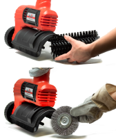 Elektro Universal Reinigungsbürste ERB 550 Set für Stein, Beton, Fugen