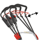 Grizzly Tools Akku-Rasenmäher ARM 4040 Lion Set (B-Ware)