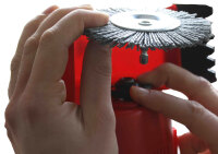 B-Ware: Grizzly Tools Elektro Fugenbürste EFB 401, inkl. 2 Arbeitsbürsten
