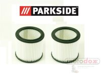 2x pleated filter PAS 500 XX