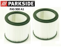 2 pieces pleated filter PAS 900 A1